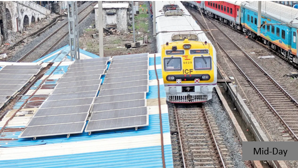 Mumbai local trains go solar: Western Railway powers 25 stations, saves 13.4 crore annually