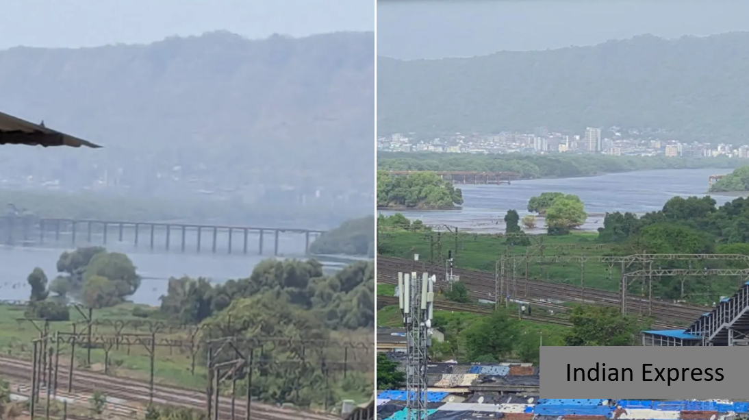 Temporary bridge for Mumbai-Ahmedabad bullet train project washed away in Thane rain